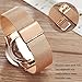 LIGE Slim Case Mens Quartz Watches with Mesh Band Waterproof Sport Wristwatch Gold Black