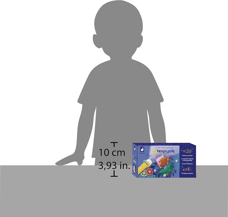 - Lampada sonora meravigliosa - Buona Notte - Storia dei bambini - Lampada per bambini disponibile in 4 Universo - Scatola di storia per bambini evolutiva - Attività per bambini 3 anni e +