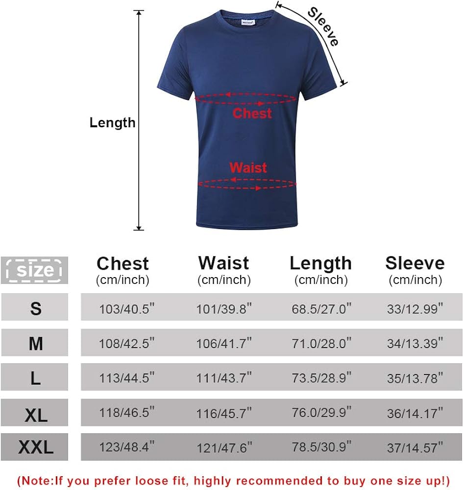 MeetHoo Men’s Athletic T Shirts, Quick Dry Workout Short Sleeve Shirt Gym Tops for Sport Running: Clothing