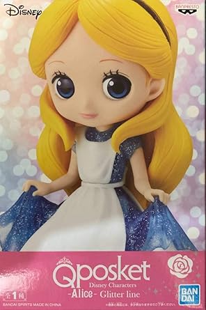 Amazon Q Posket Disney Characters Alice Glitter Line Qposket ディズニー アリス フィギュア 約 14cm フィギュア ドール 通販