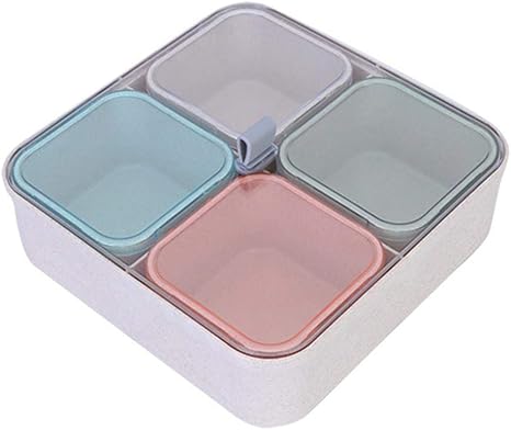 Wean Bandeja festiva, bandeja de frutas y caramelos, caja de dulces de