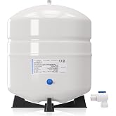 Max Water NSF Certified Heavy Duty 4.4 Gallon @100 PSI RO (Reverse Osmosis) Water Storage Tank, PA-E RO-132 + Valve