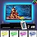 EveShine Bias Lighting TV Backlight for HDTV LED Strips Led Lights with Remote Control, 2 RGB LED Strip Home Multi Color RGB LED Neon Accent TV Lighting for Flat Screen TV Accessories, Desktop PC