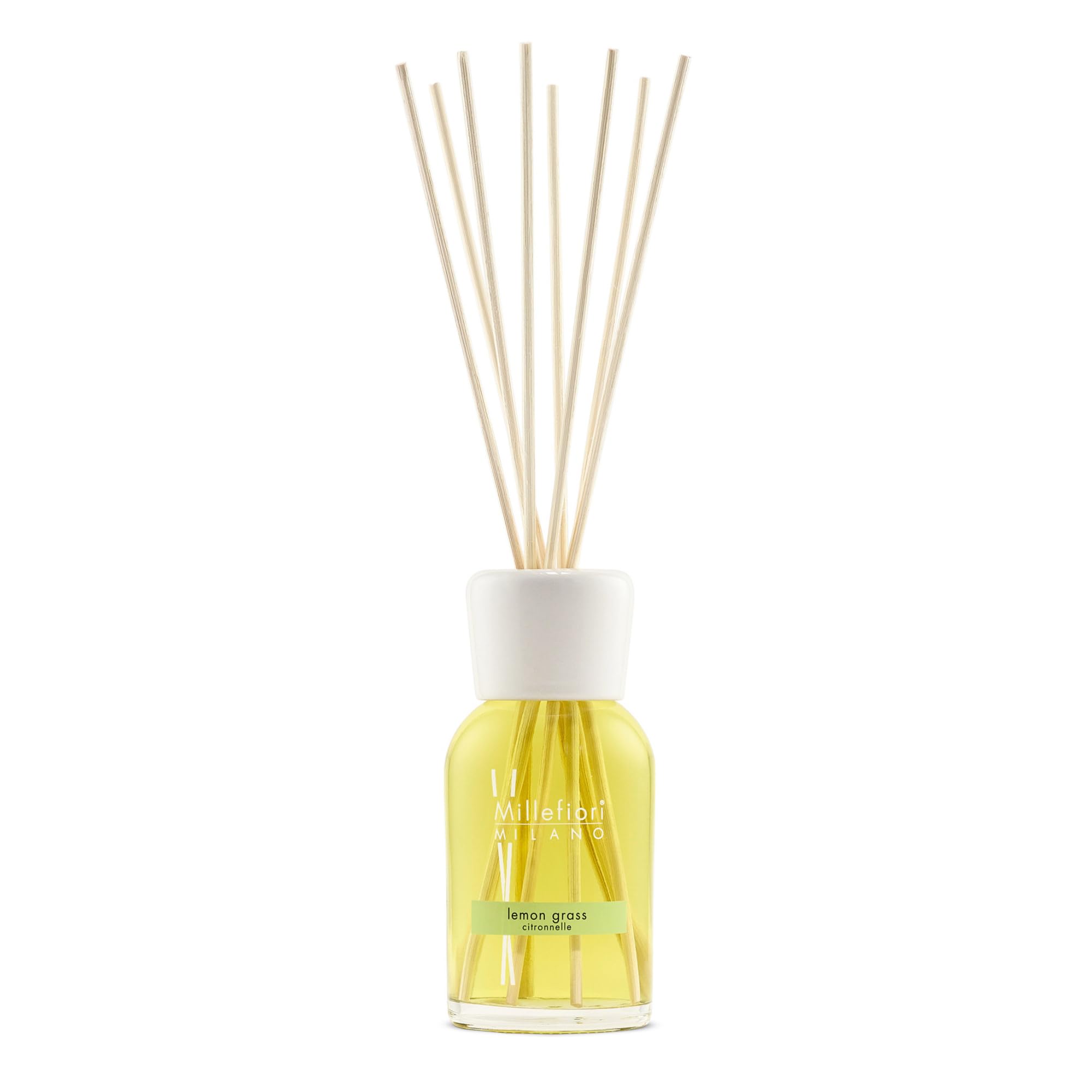 Millefiori Milano Scented Reed Diffuser | Lemon Grass | 250 ml