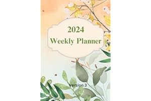 2024 Weekly Planner: Designed for those with mild cognitive impairment or mild memory issues