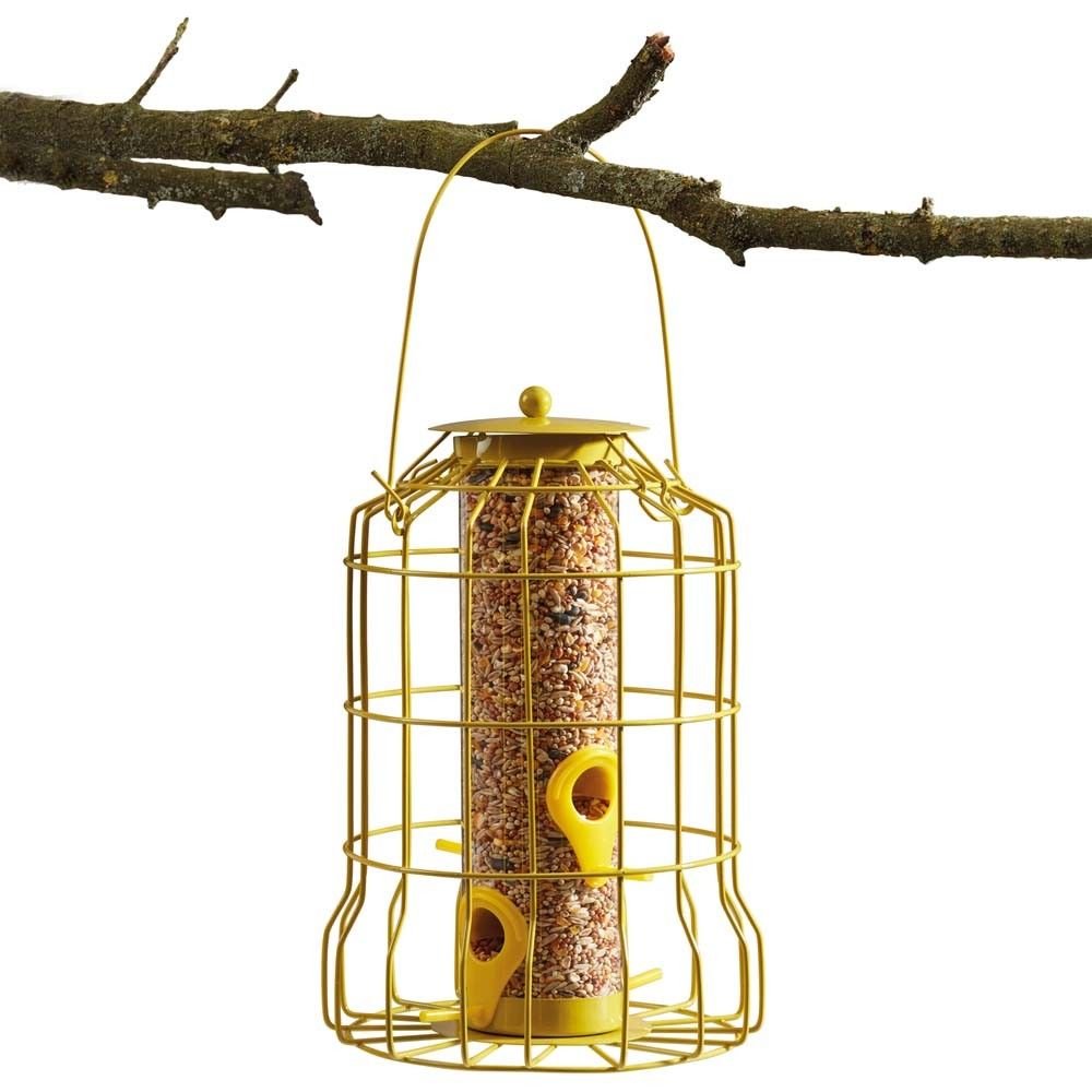Happy Beaks Kingfisher Squirrel Proof Bird Feeder Powder Coated