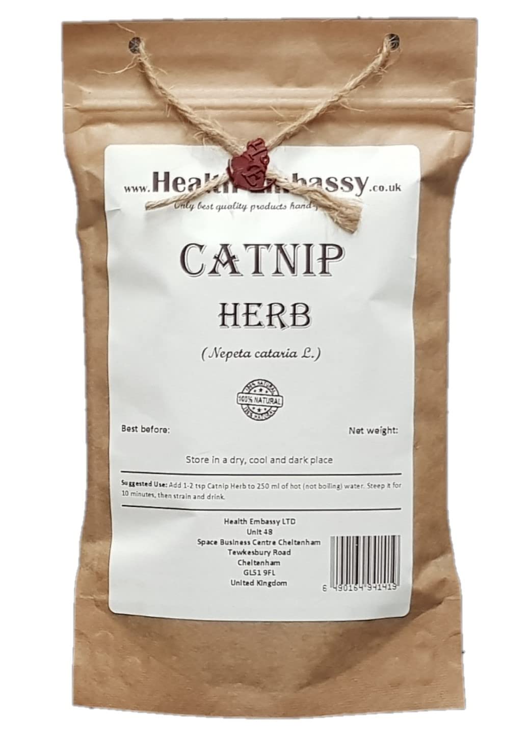 Health Embassy Catnip Herb Tea | Nepeta cataria L | 100g
