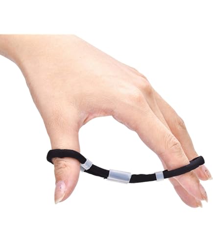 Fingersling Archerie Noir Taille L – Sangle De Doigt Réglable Pour Chasse Et Tir à L'Arc Recurve