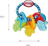 Nuby IcyBite Keys Teether Soothing 3+ Months Dual Surfaces Refrigerator Safe view 5