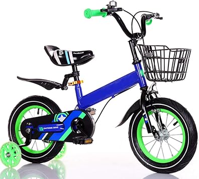 Amazon 子供用自転車男の子 女の子自転車子供用自転車2 9歳の炭素鋼素材子供用ギフト フラッシュ補助輪付き Guol 子ども用自転車