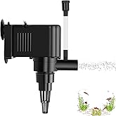 AquaMiracle Aquarium Powerhead Pump Circulating Water Pump 135 GPH for 10-40 Gallon Aquariums with Aerating Features
