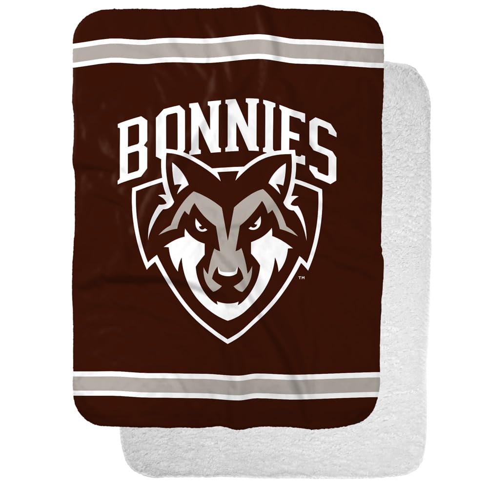 St. Bonaventure University Primary Logo Stripes