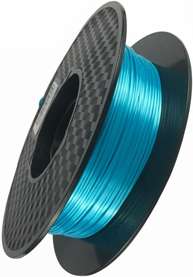3D PLA-0.5KG1.75-BLU PLA 3D Printer Filament, Dimensional Accuracy +/- 0.05 mm, 0.5 kg Spool, 1.75 mm,Fluo Blue Silk feeling Printing Material