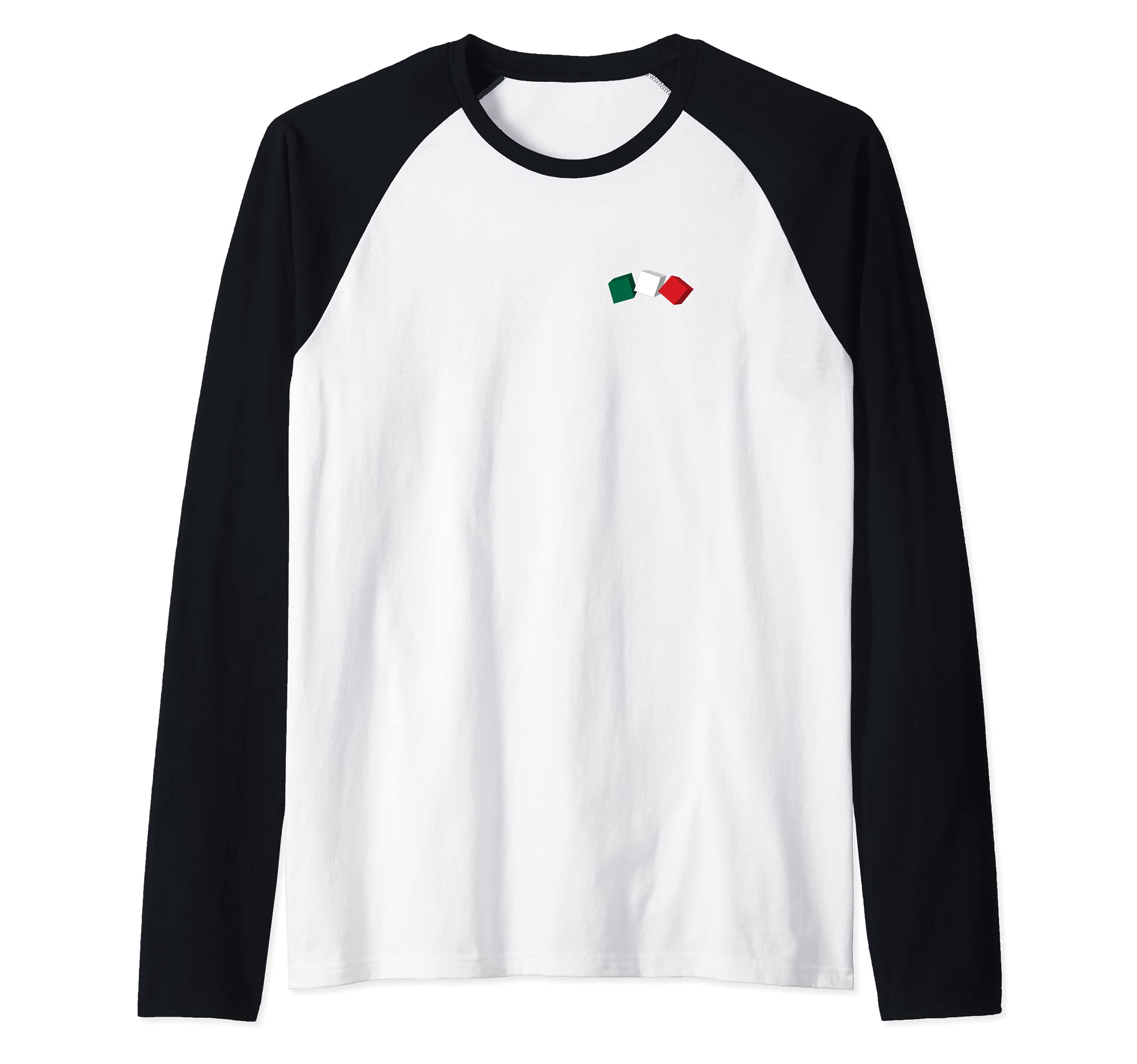Flag Mexico Raglan Baseball Tee