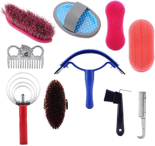 Brossage De Harnais Brosse Pratique Pour Le Soin Des Chevaux Outil Nettoyage