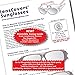 LensCovers Extra Small Polarized Wraparound Sunglasses | Wear Over Sunglasses to Cover Eyeglasses or Prescription Glasses | Black Frame with Smoke Lens; Fitover for Glasses up to 5'' X 1 1/2''