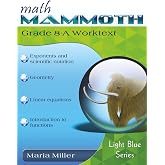 Math Mammoth Grade 8-A Worktext: 2024 edition (b&amp;w)