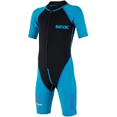 SEAC Dolphin Kids 1.5mm Neoprene Shorty Wetsuit for Swimming Snorkelling