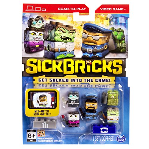 Sick Bricks - Sick Team - 5 Character Pack - City vs Monster