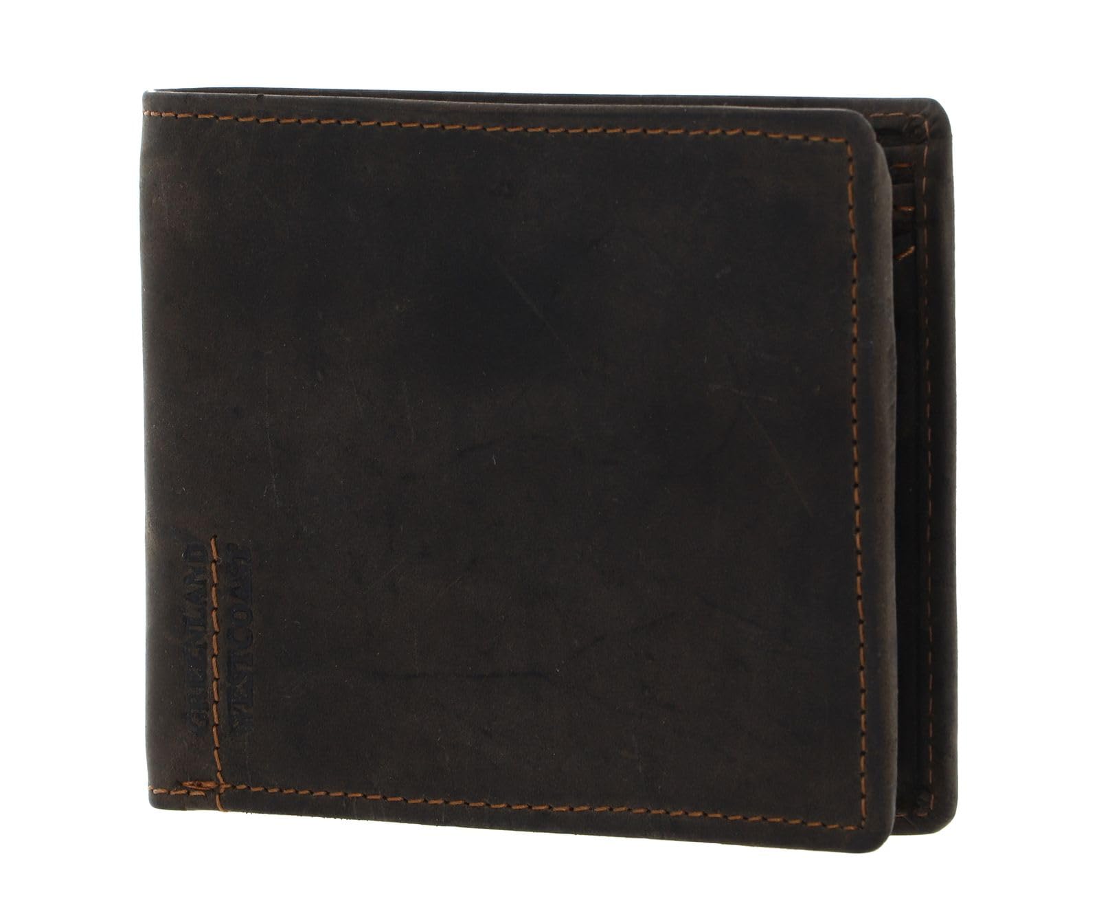 Greenland NATURE Westcoast Geldbörse Leder 12 cm, sattelbraun