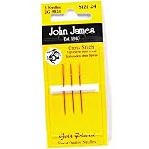 Colonial Needle Gold Tapestry Hand Needles-Size 24 3/Pkg