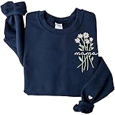 Mama Sweatshirt, Daisy Flower Sweatshirt, Mama Christmas Sweatshirt, Gifts for Mama