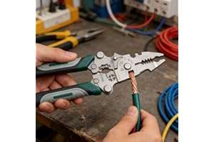 1PCS Folding Wire Stripper Multi Tool,Cable Cutters,Wire Cutter &Wire Crimping Tool, Refined Craftsmanship