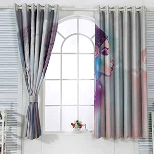 Cortinas de puerta corredera nativa americana chica fumar pipa con ropa