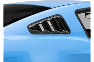 SpeedForm Quarter Window Louver in Gloss Black Fits Ford Mustang Coupe 2010-2014