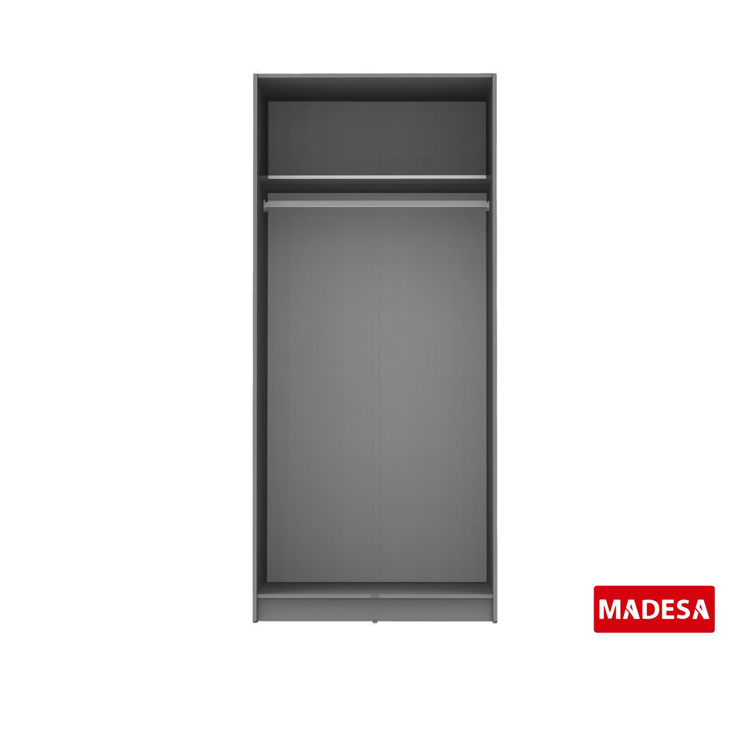 Bedroom Wardrobes Oak Madesa 2 Door Wardrobe 1 8m Tall 0 5m Deep