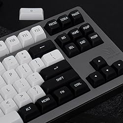 Grey Red Keycaps Set 150 Keys MSA Profile Double