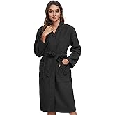 Orrpally Women Kimono Robes Lightweight Terry Cloth Bathrobe Knee Length Bath Robe