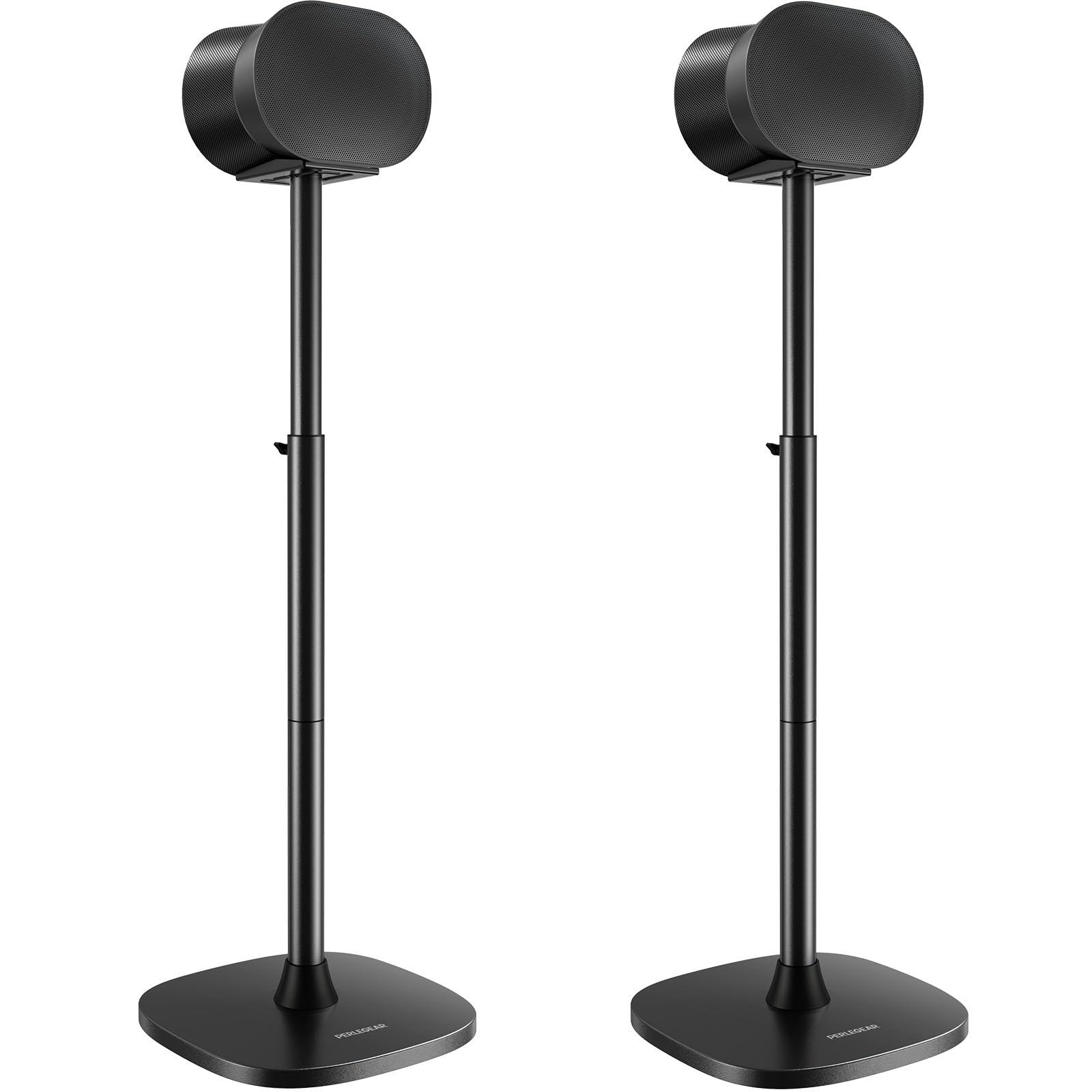 Photo 1 of Perlegear Speaker Stand for Sonos Era 300, Adjustable Height 33”-42”, Sonos Era 300 Surround Sound Speaker Stand, Floor Speaker Stand Supports up to 13.2 lbs with Cable Management, Pair, PGSS14