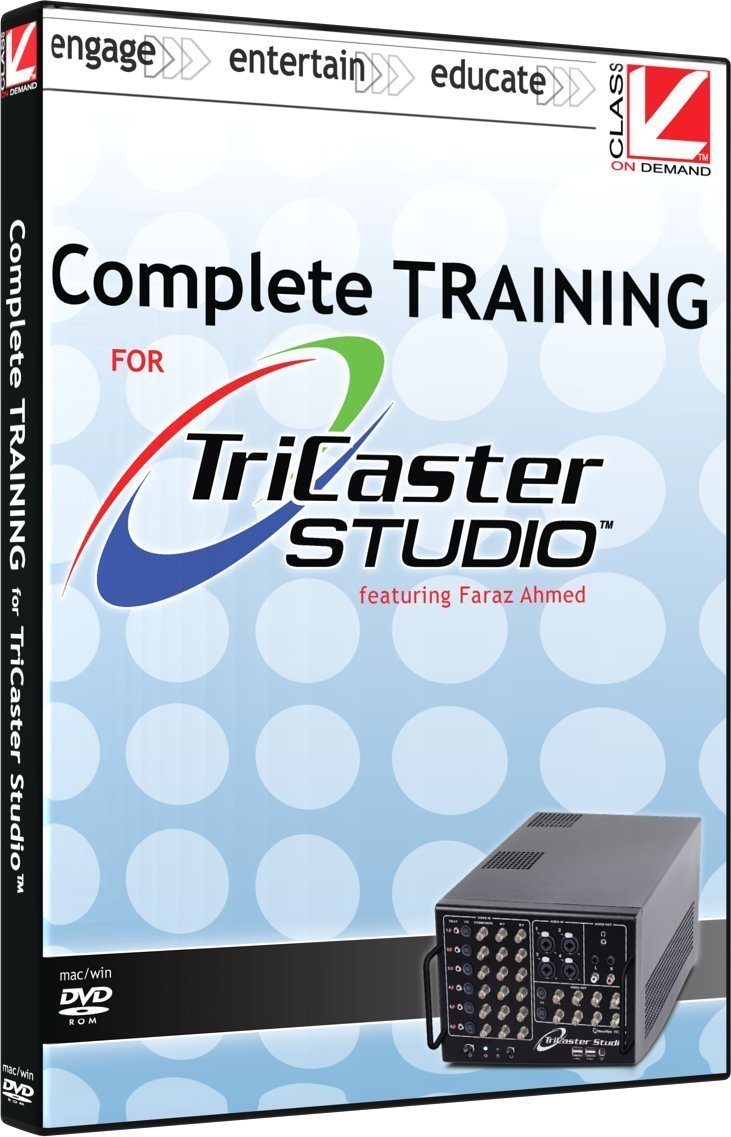 Class on Demand: Complete Training for NewTek TriCaster Studio DVD with Faraz Ahmed, 99010