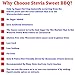 Stevia Sweet BBQ Sauce | Low Sugar (1g), Low Carb, Low Sodium, Gluten & Fat Free | Paleo & Keto Diet Friendly Barbecue Sauce | Zero Artificial Sweeteners (Original + Spicy, 2 x 15 oz)