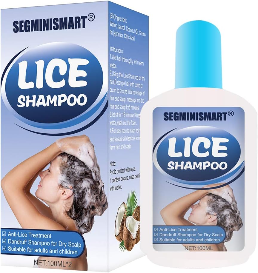Head Lice Shampoo,lice Treatment Shampoo,AntiDandruff Shampoo for Dry