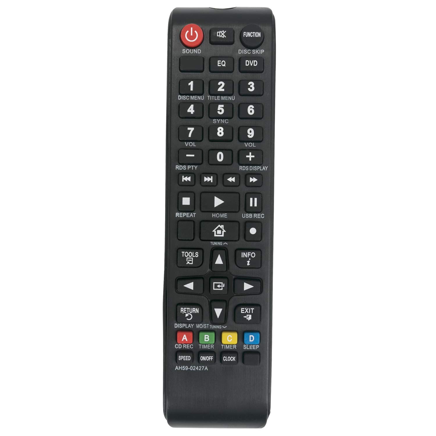 VINABTY Remote Control AH59-02427A Compatible with Samsung TWD-Micro Component System MM-E330D MM-E330DEN MME430DXN MME430DZF MME460DXY MM-E320D MX-E630D MM-E430D MM-E460D Mm e460d