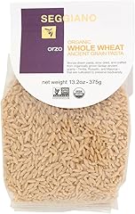 SEGGIANO Organic Orzo Ancient Grain WW Pasta, 13.2 OZ