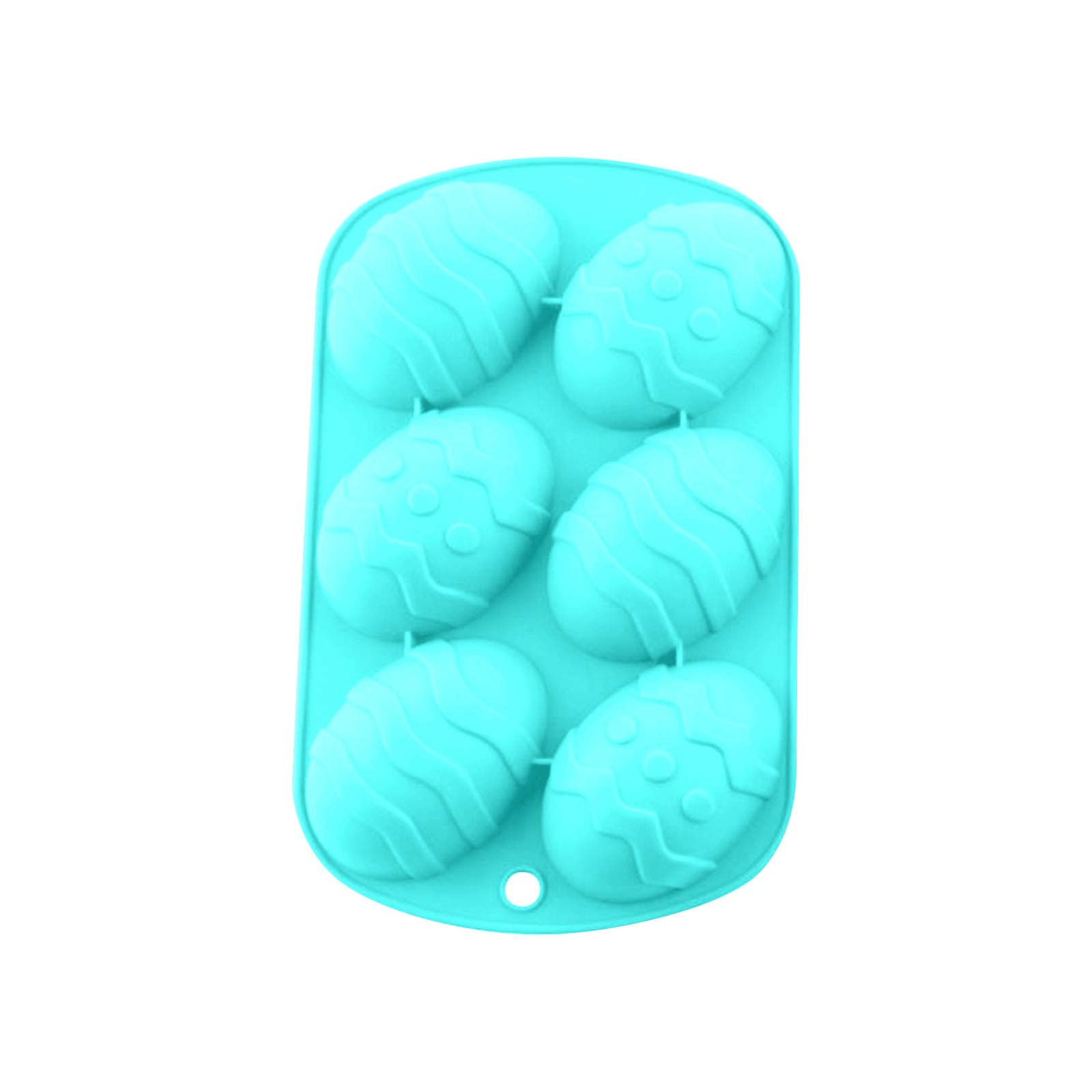 Easter Silicone Mold - 6 Holes DIY Rabbit Shape Baking Mold for Chocolate Cake Jelly Pudding Handmade Soap Mould Candy Making