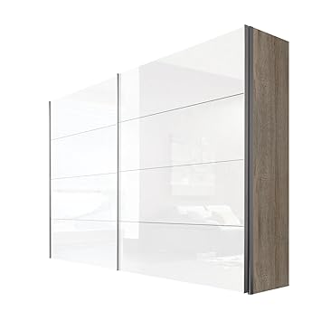 Solutions 47560 768 Gloss White Sliding Wardrobe 2 Door Wardrobe