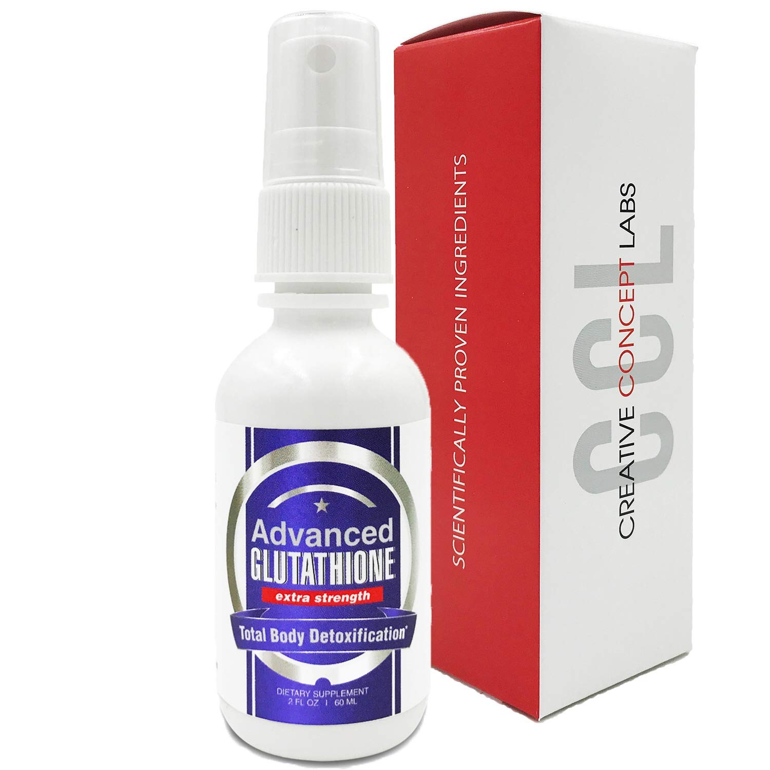 CCL Advanced Glutathione Spray Supplement Pure Reduced LGlutathione