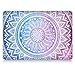 iCasso MacBook Retina 15 Inch Case Art Printing Matte Hard Shell Plastic Protective Cover for MacBook Pro 15 Inch Retina No CD-ROM Model A1398 (Purple Medallion)