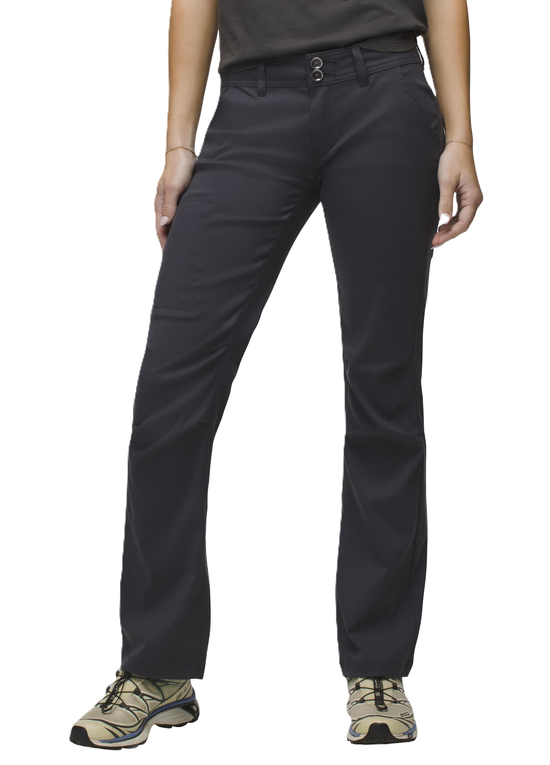 Photo 1 of prAna Women's Standard Halle Pant, Coal, 10xRG