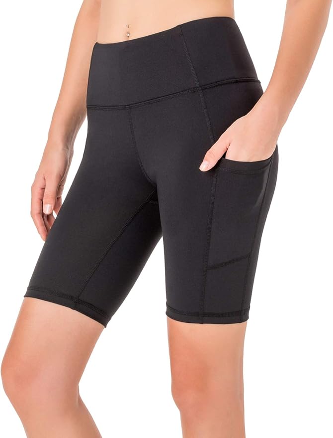 high waisted shorts with pockets hanging out