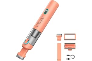 Ofuzzi H8 Apex Car Vacuum Cleaner, Portable Handheld Vacuum Cleaner with 12000Pa High Power, Ultra-Lightweight 1.2lbs, USB-C Fast Charging, Mini Car Vacuum for Car, Home, Pet Hair