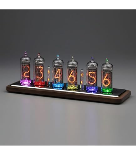 Amazon.com: TPHRAVAL Nixie Tube Clock IN14 Glow Tube Clock with