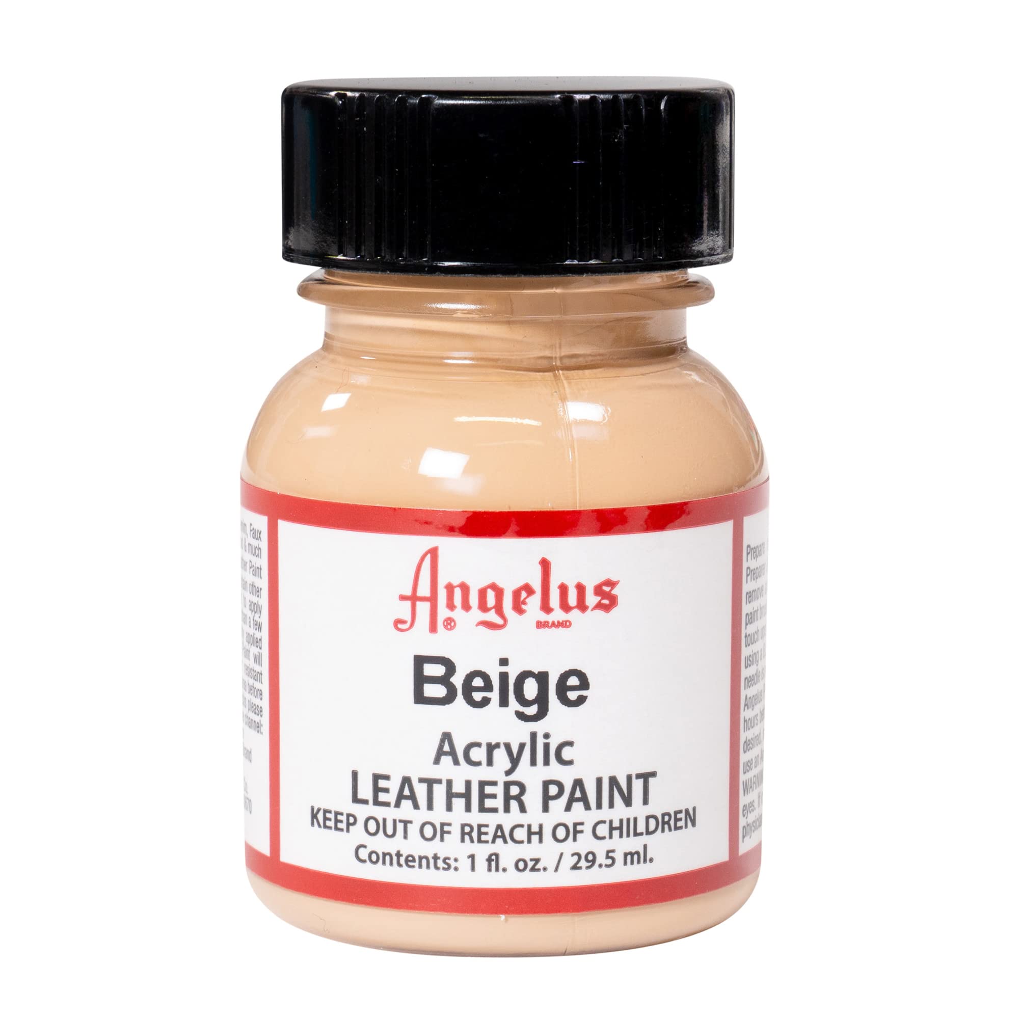 Angelus Acrylic Leather Paint Beige Size: 1 onza