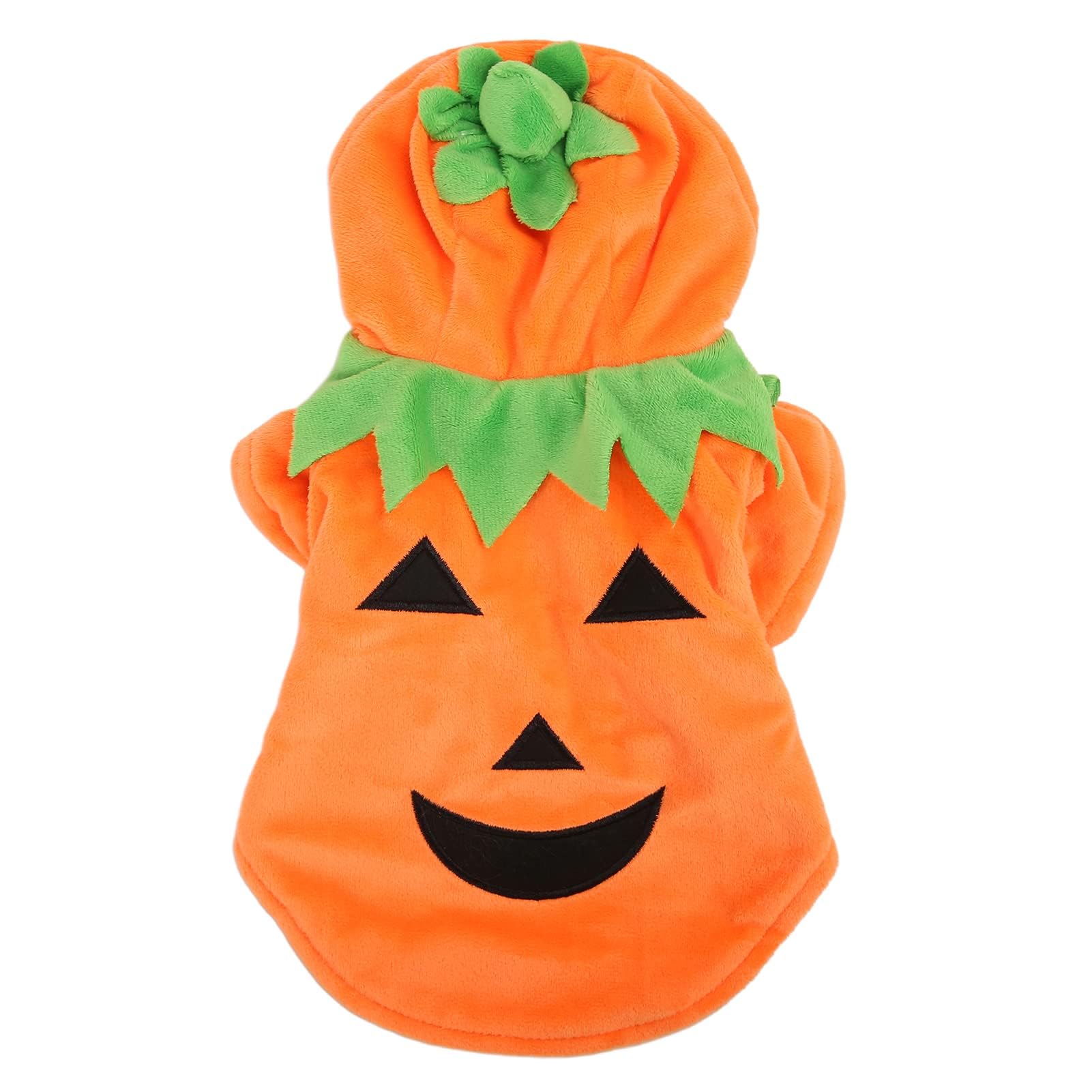 Halloween Pumpkin Dog Clothes Funny Hoodies Pet Festival Costume Clothes Pumpkin Halloween Costume M