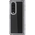 Ghostek COVERT Clear Z Fold 4 Case with Slim Lightweight Design and Hinge Protection Wireless Charging and PowerShare Compatible Phone Cover Designed for 2022 Samsung Galaxy Z Fold4 5G (7.6in) (Clear)