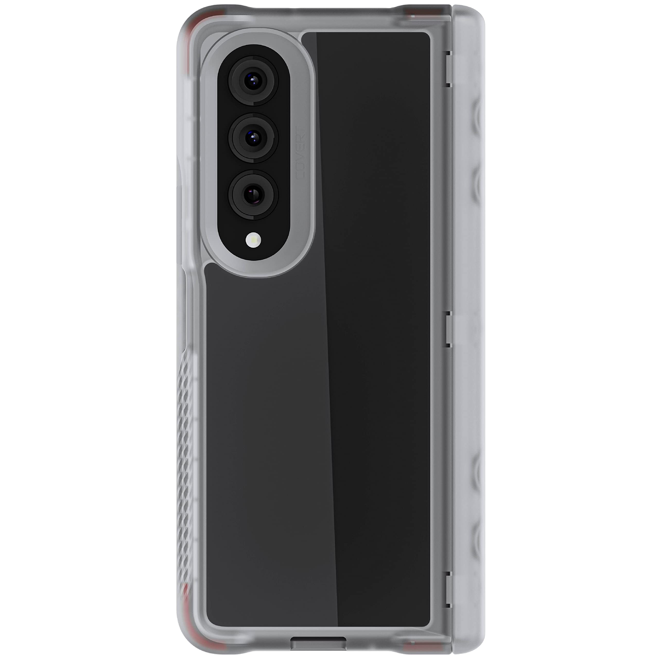 Photo 1 of Ghostek COVERT Clear Z Fold 4 Case with Slim Lightweight Design and Hinge Protection Wireless Charging and PowerShare Compatible Phone Cover Designed for 2022 Samsung Galaxy Z Fold4 5G (7.6in) (Clear)